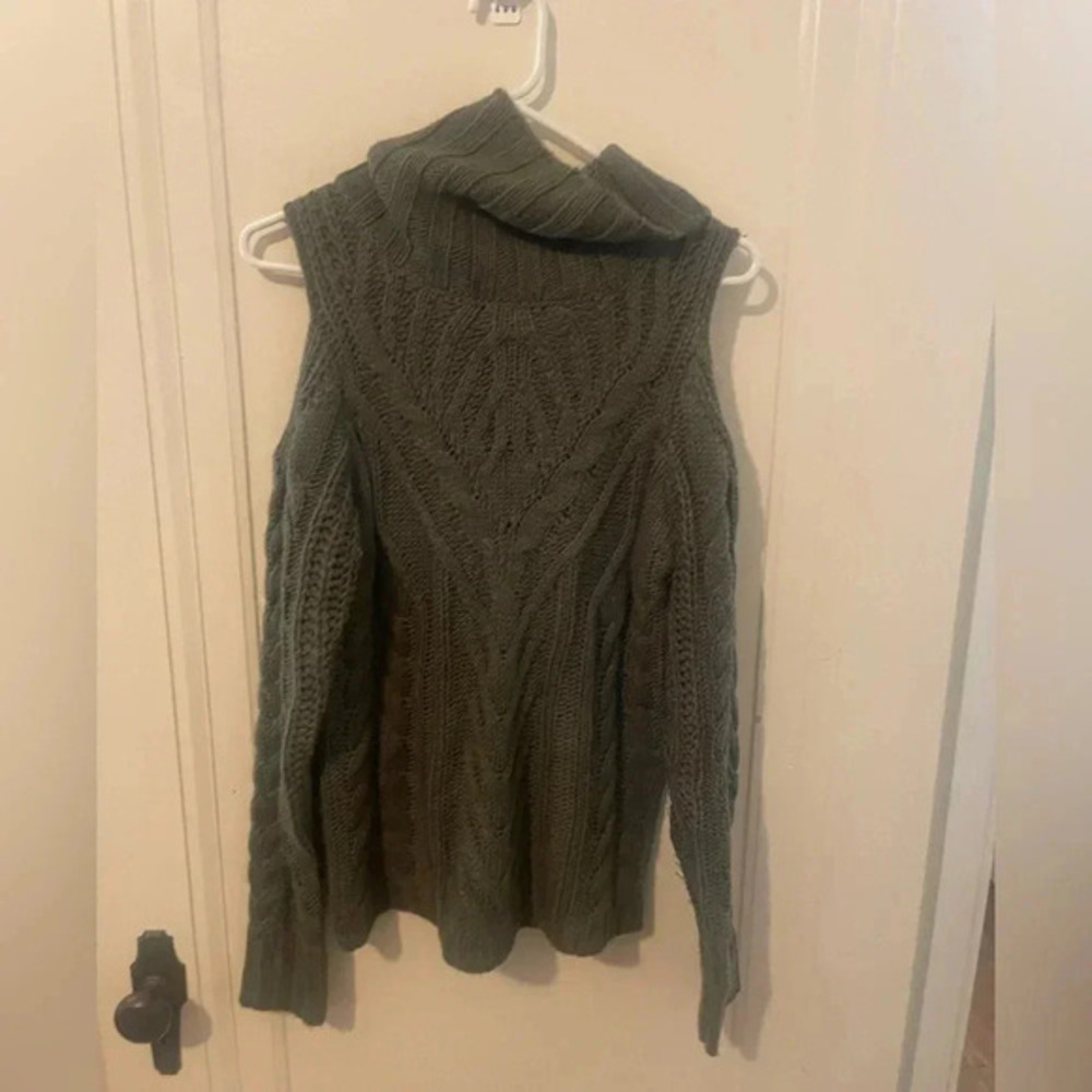 American Rag Cold Shoulder Cowl Neck Sweater Small